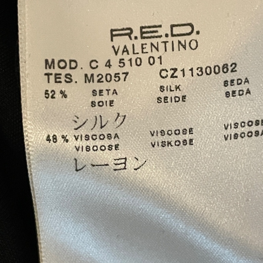 RED VALENTINO - Blouse with Beading and Keyhole - Picture 6 of 6